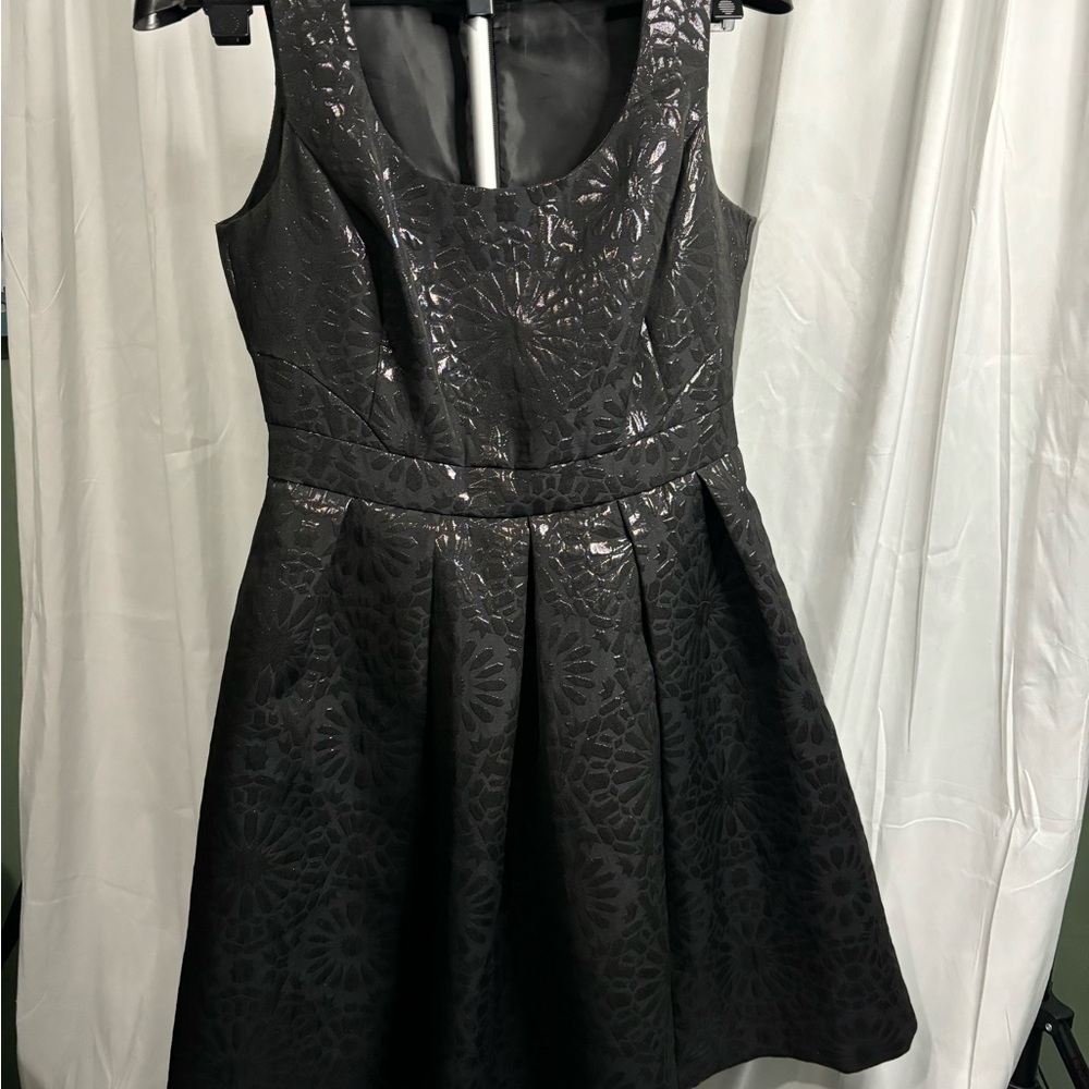 Eva Mendes for New York & Company Black Floral Dress